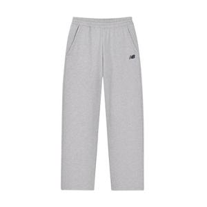뉴발란스 원턱 와이드 플리스 남성 여성 공용 트레이닝 긴바지 팬츠 그레이 NBMLE41063-AC