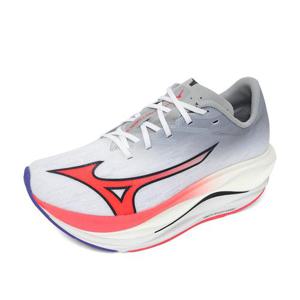미즈노 웨이브 리벨리온 플래시3 나일론플레이트 남성 레이싱화 러닝화 화이트코랄 J1GC2535-01