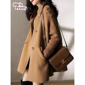 [쉬즈프리티]고티니트소매모직코트 L까지_여성코트