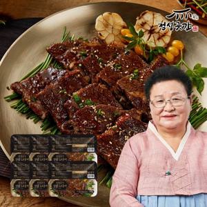 정성곳간 강순의 명인의 양념 특 LA 갈비 400g 6팩 / 총 2.4kg