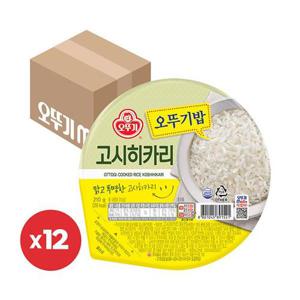 오뚜기밥 고시히카리 210g x 12개