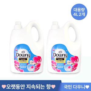 ★적립금 사용가능★다우니 고농축 섬유유연제 선라이즈 프레쉬 4L 2개