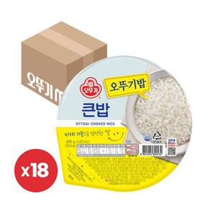 오뚜기밥 큰밥 300g x 18개