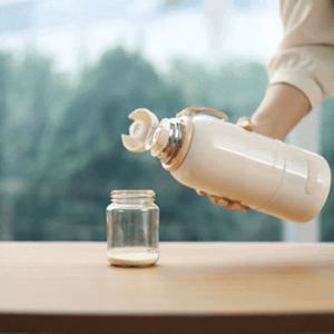 데아트 휴대용 전기포트 분유포트 배터리분리 100도 가열 무선 500ml