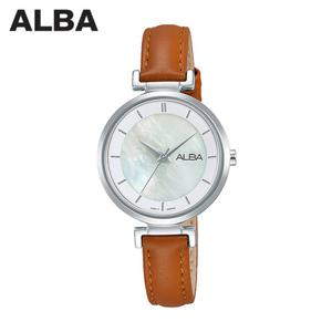 ALBA 세이코알바 AH8349X1 여성용 가죽 시계