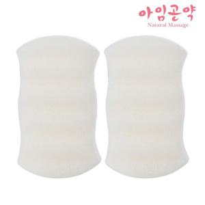 아임곤약 국산 식물성 곤약목욕스펀지 대-화이트2p