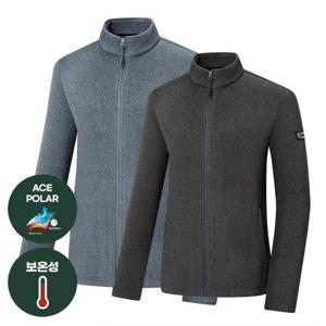 [콜핑]남성 폴라 플리스 후리스 기모 집업 자켓 KS04J621783M