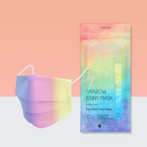 [퓨어네이처] 덴탈형 무지개 제니 마스크 5매입 덴탈마스크