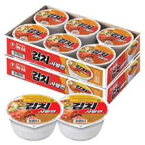 농심 김치 사발면 86g X 12개