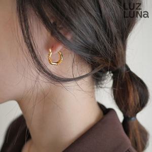 [루즈루나] 보헤타 꼬임 심플 링 귀걸이