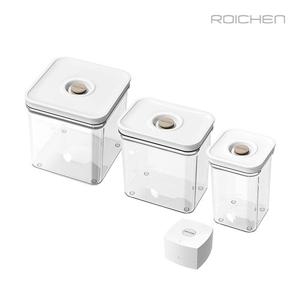 [아이바큠] 라지 4종(1100ml, 1800ml, 2800ml, 실러) 진공용기 세트