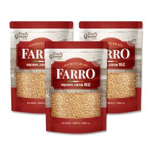 에버그레인 파로 엠머밀 이탈리아 고대곡물 1kg 3봉