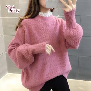 [쉬즈프리티] 아랑레이스넥니트_여성겨울니트