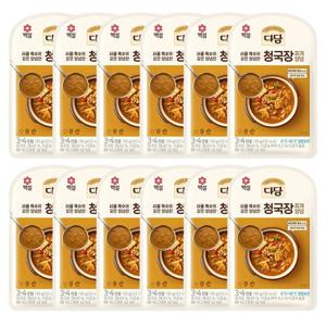 [CJ]백설 다담 청국장찌개양념130g x12개