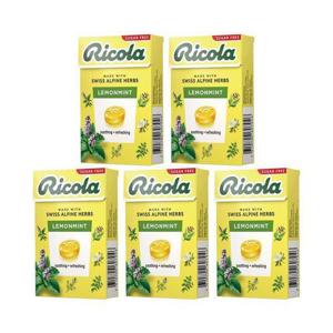 [JHQS8O5R_52EF]허브캔디 리콜라 레몬민트 x 40g 5개