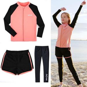 [삐까부]SF-73 핑크 아동 주니어 초등 래시가드 생존 수영복