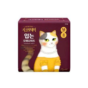 [시크릿데이]시크릿데이 하트 입는 오버나이트 중형 (4개입)