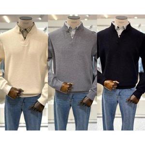 갤러리아_[기획특가]에디션 남성 겨울 캐시미어 혼방 셔츠 레이어드 니