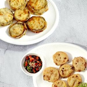 [단짠예찬] 빠삭 오징어가지튀김1kg+오징어연근튀김1kg