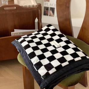 체크 무릎 담요 극세사 블랭킷 70X100cm AM-0717