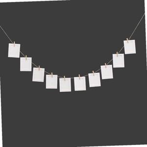 걸이형액자 사진가랜드 종이액자(3x4) 나무집게 페이퍼프레임 WFKPQZ0