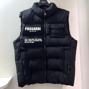 [파사디골프]볼패딩 우븐 베스트 블랙 남성 조끼 Q24WWV691M