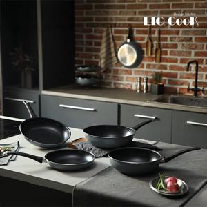 리오쿡 IH프라이팬 4종세트(24cm 프라이팬, 24cm 웍, 28cm프라이팬, 28cm웍)