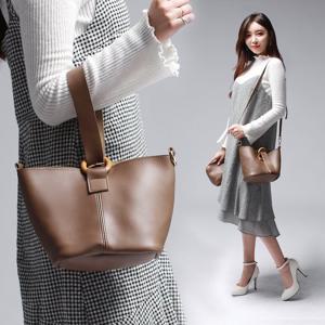 프롬헤븐 우드링 버킷 토트백 퐁비