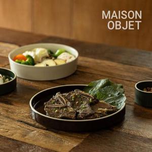 윤도자기 차곡 22cm 디너접시