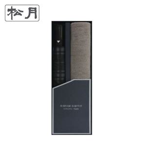 [송월타올] 타월우산 2매선물세트(2단 모던체크1+뉴컬러무지1)(랜덤발송)