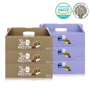 [알뜰장터]리얼넛츠 하루건강견과 베리앤요거트 3박스 + 블루베리요거트 3박스(박스당 20g×25봉/총 150봉)