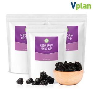 [브이플랜] 건 푸룬 건자두 씨없는 피티드 프룬 말린 자두 3kg