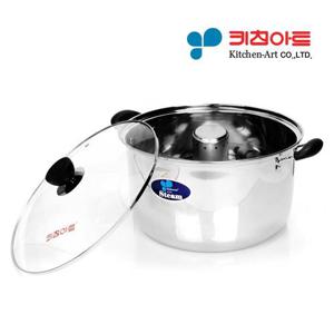 키친아트 빨래삶는냄비 수건 빨래삶는통 솥 삶숙이 빨래솥 냄비 30cm