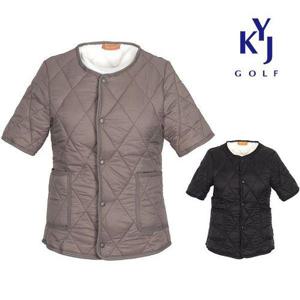 [김영주골프]여성 겨울 패딩 베스트 퀄팅 누빔 조끼 KNWLVE57