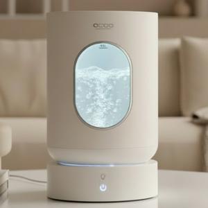오쿠 물멍 가열식가습기 유리 글라스 4L 대용량 안심 살균 신생아 통세척 스테인리스 저소음 OCP-HG900