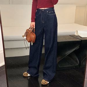 [무드무드] 오카 와이드 생지 데님 팬츠