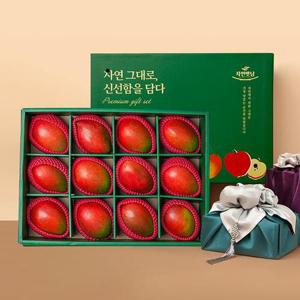 [보자기동봉] 시그니처 애플망고 (12수) 과일 선물세트