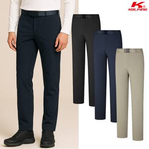 콜핑 남성 겨울 기모 파워스트레치 레귤러 나일론 등산 바지 KSC961VP0M