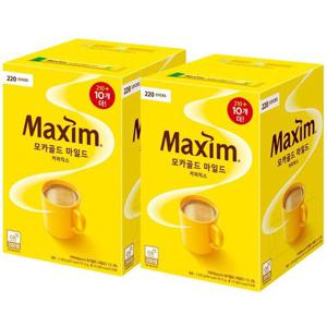 갤러리아_동서 맥심 모카골드 커피믹스 220T x 2개