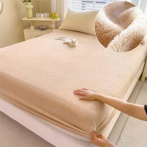 극세사 겨울 토퍼 매트리스 침대 패드 매트 시트 커버 WFKZCTQ