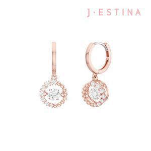[제이에스티나]밀키웨이 미오엘로 실버 귀걸이(로즈골드)