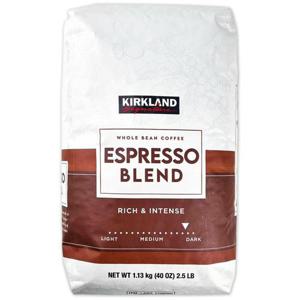 [해핑] 코스트코 커클랜드 에스프레소블랜드 홀빈 커피 원두1.13kg 다크