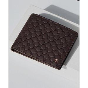 갤러리아_DBWA6E368W3 닥스 브라운 유럽 수입가죽 루이스 엠보 DD 패턴 반지