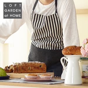 [로프트가든] 허밍 스트라이프 롱앞치마
