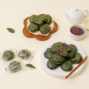 [푸드맛남] 강원도 정선 수리취떡 혼합 750g 15개 (인절미8/찹쌀떡7/선물상자)