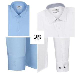 갤러리아_[닥스셔츠] 25FW 폴리혼방 스판 솔리드 셔츠 슬림핏 일반핏