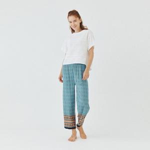 [라페어]페르시안 루미 그린 인견 9부팬츠 LWPGF100