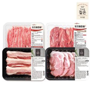 [도드람한돈 ] 더짙은 프리미엄 구이세트(삼겹+목심+항정+도깨비살) 1.5kg