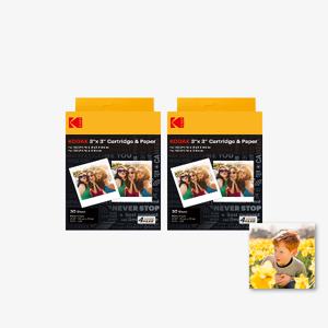 [코닥] 카메라 포토프린터 C300R P300R MS300 M300 전용 3인치 카트리지 인화지 60매 미니샷3 미니3 레트로 이라 ERA