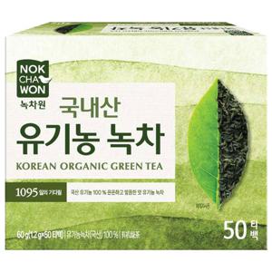 [녹차원] 유기농순수녹차 300티백 (50티백 x 6개)